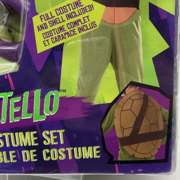 Teenage Ninja Turtles Kids Donatello Costume 8-10 - Picture 3 of 8